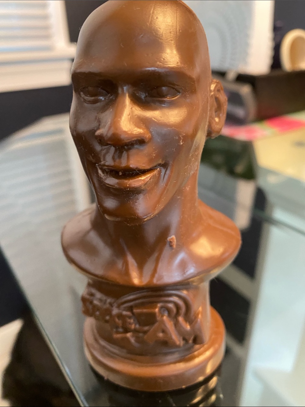 1996 SEALED MICHAEL JORDAN TROPHY TREATS SPACE JAM CANDY BUST GUMBALLS ~ VINTAGE